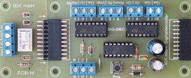 digitaler Signaldecoder für Lichtsignale IEK SIG-DEC DCC NRMA DCC digital 